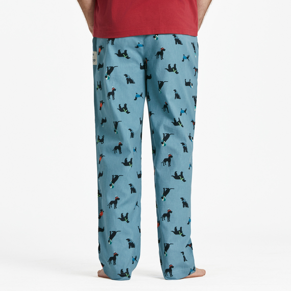 Life is Good Men's Chilly Dogs Pattern Classic Sleep Pant