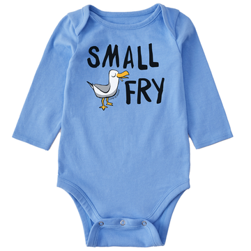 Life is Good Baby Seagull Small Fry Long Sleeve Crusher Bodysuit