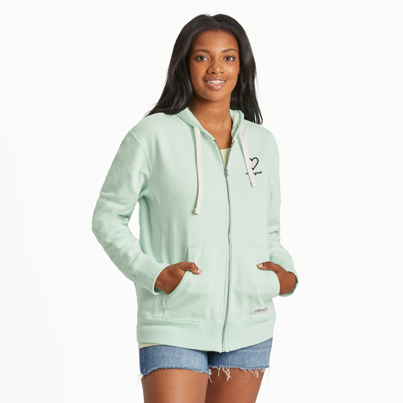 Life is good zip hoodie hotsell