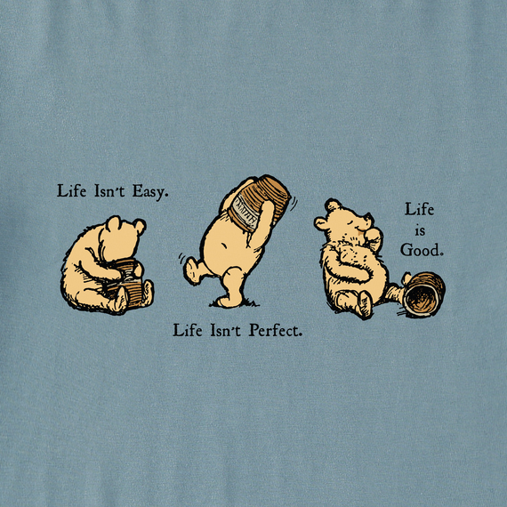 Life is good pooh deals shirts