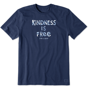Life is Good Men's Kindness is Free Crusher Tee