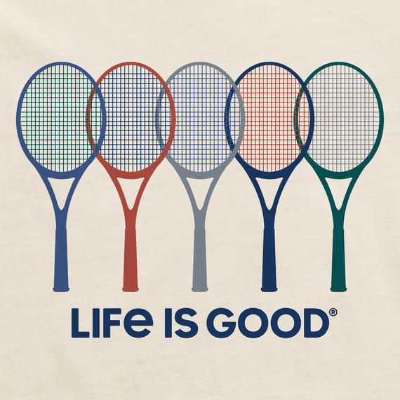 Life is Good Men's Tennis Spectrum Crusher Tee