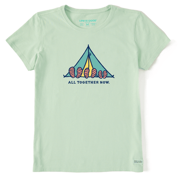 Life is Good Women's All Together Tent Crusher Tee