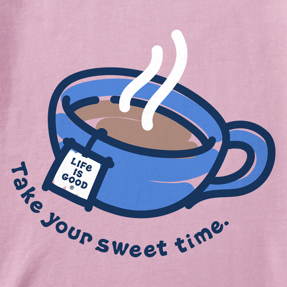 Life is Good Women's Take your Sweet Time Crusher Lite Tee
