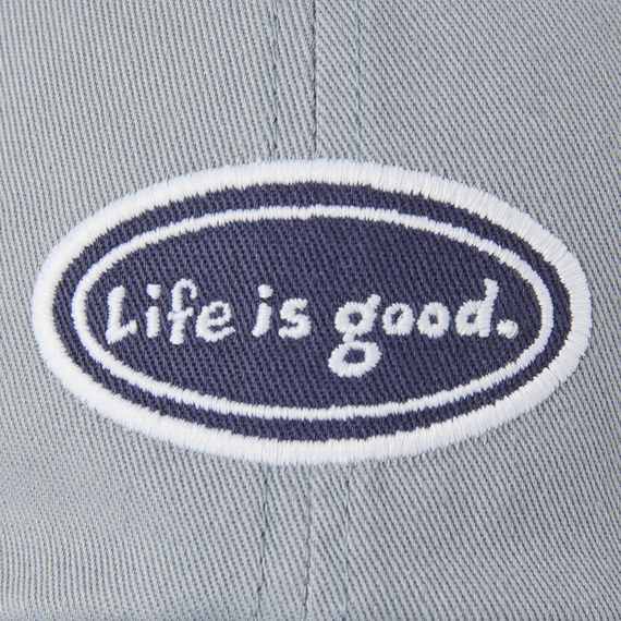 Life is Good Vintage Oval Chill Cap Good Vibes on Main