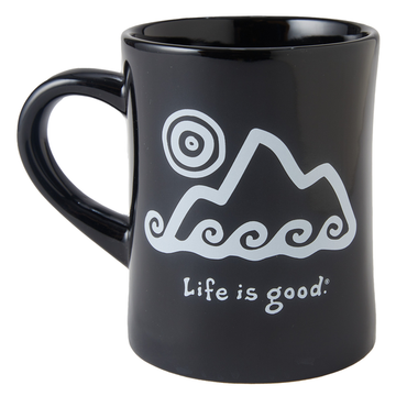 Life is Good Tribal Mountain Diner Mug