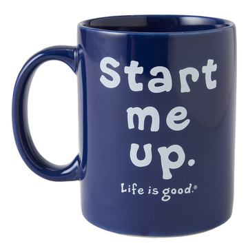 Life is Good Start Me Up Coffee Jake's Mug