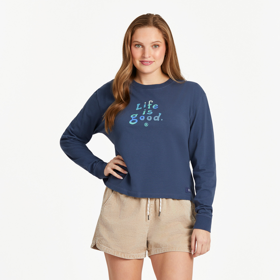 Life is good sweatshirt vintage sale