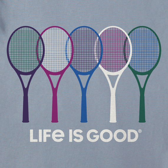 Life is Good Women's Tennis Spectrum Crusher Tee