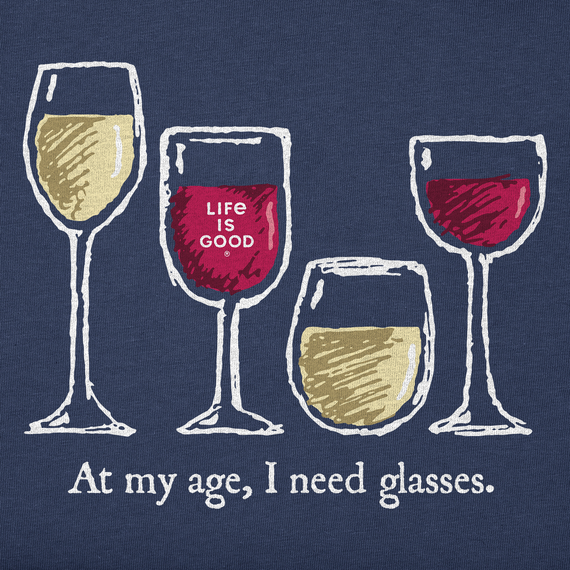 Women's I Need Wine Glasses Crusher Lite Vee