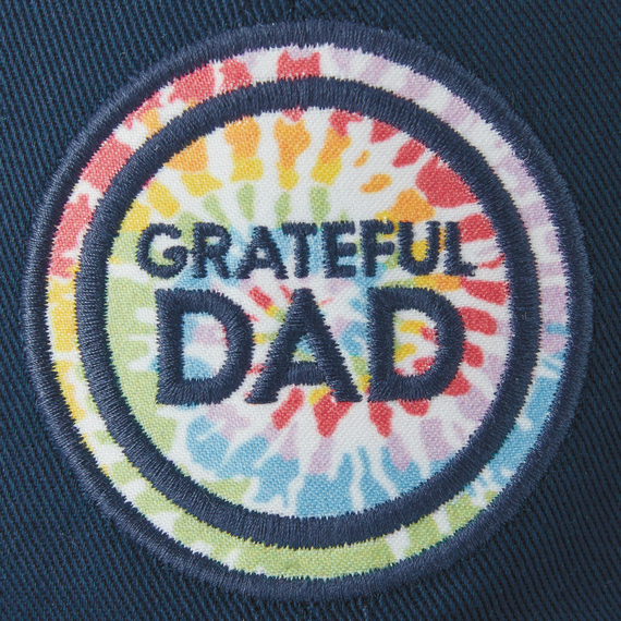 Life is Good Grateful Dad Tie Dye Coin Chill Cap