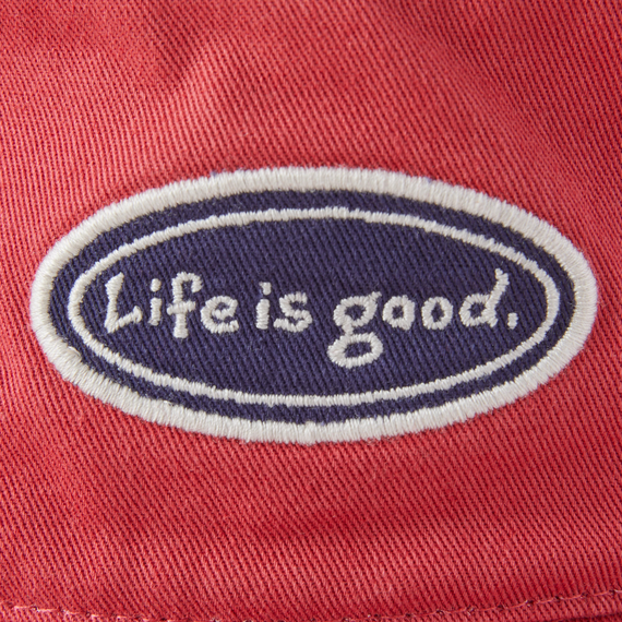 Life is Good Vintage Oval Bucket Hat