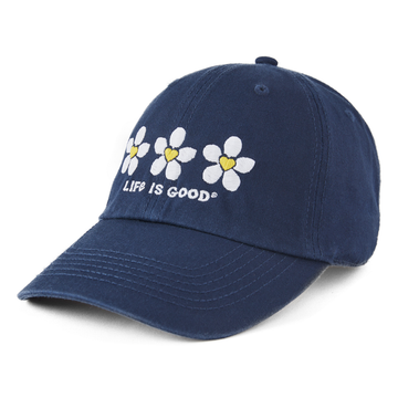 Life is Good Three Heart Flowers Chill Cap