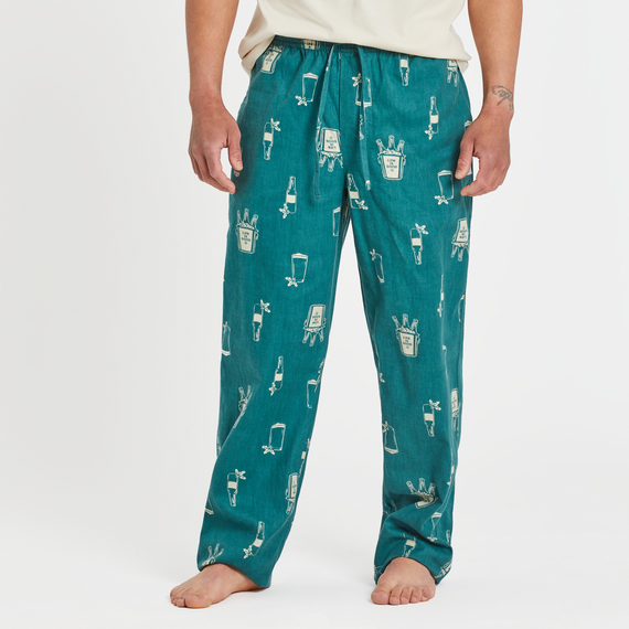 Mens pajama discount pants