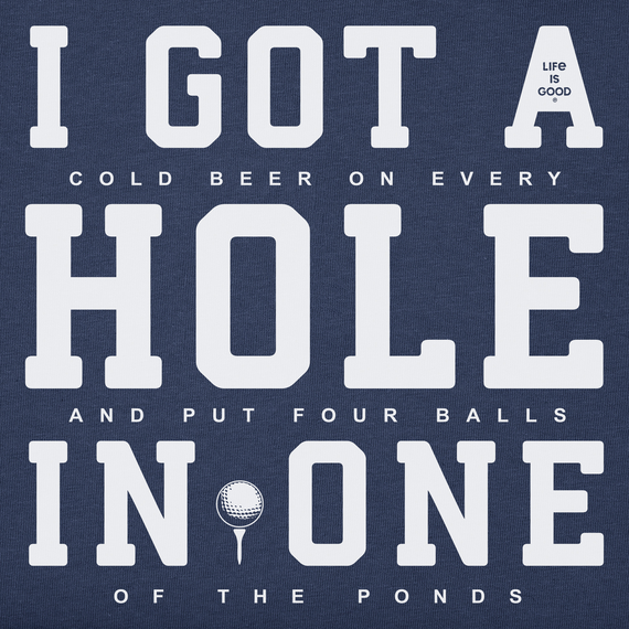 Life is Good Men's I Got a Hole in One Crusher Lite Tee
