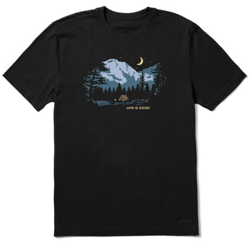 Life is Good Men's Camping Solitude Crusher Tee