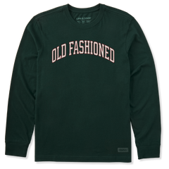 Life is Good Men’s Old Fashioned Arch Long Sleeve Crusher Tee