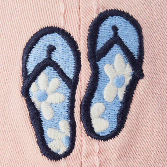 Life is Good Keep it Simple Flip Flops Sunwashed Chill Cap