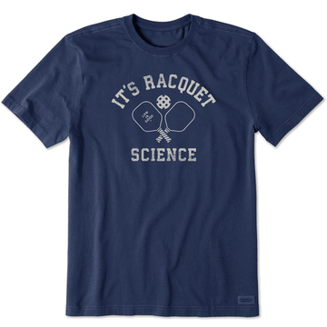 Life is Good Men's Racquet Science Pickleball Crusher Tee