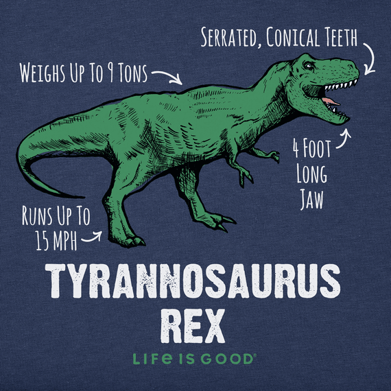 Life is Good Kids Tyrannosaurus Rex Crusher Tee