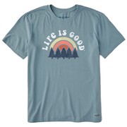 Life is Good Men's Rainbow Forest Crusher Lite Tee