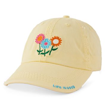 Life is Good Wildflowers Sunwashed Chill Cap