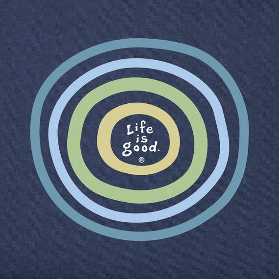 Life is Good Men's Concentric LIG Crusher Tee