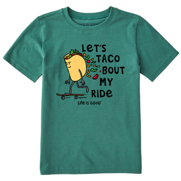 Life is Good Kids Let's Taco Bout My Ride Crusher Tee