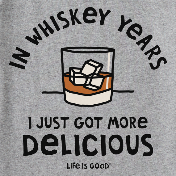 Life is Good Men's Naive Whiskey Years Crusher Tee