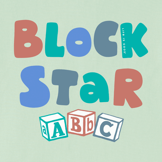 Life is Good Baby Block Star ABCs Crusher Bodysuit