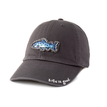 Life is Good Good Catch Tattered Chill Cap