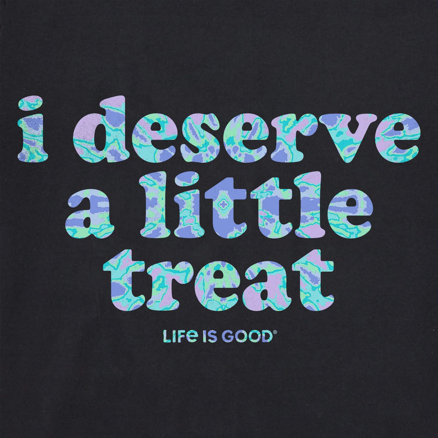 Life is Good Women's Little Treat Tie Dye Crusher Lite Tee