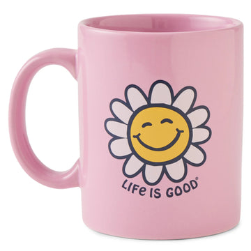 Life is Good Happy Smile Daisy Jake's Mug