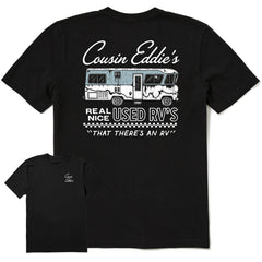 Life is Good Men's Cousin Eddie's Real Nice Used RV's Crusher Tee