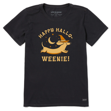 Life is Good Women's Happy Hallo-Weenie Crusher Tee