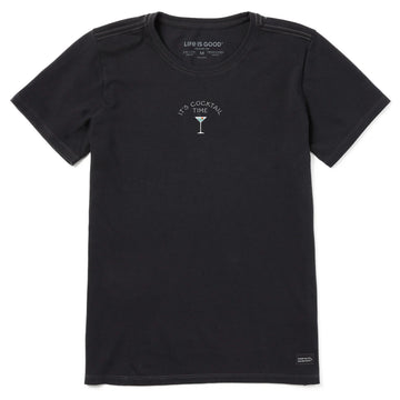 Life is Good Women's It's Cocktail Time Crusher Lite Tee