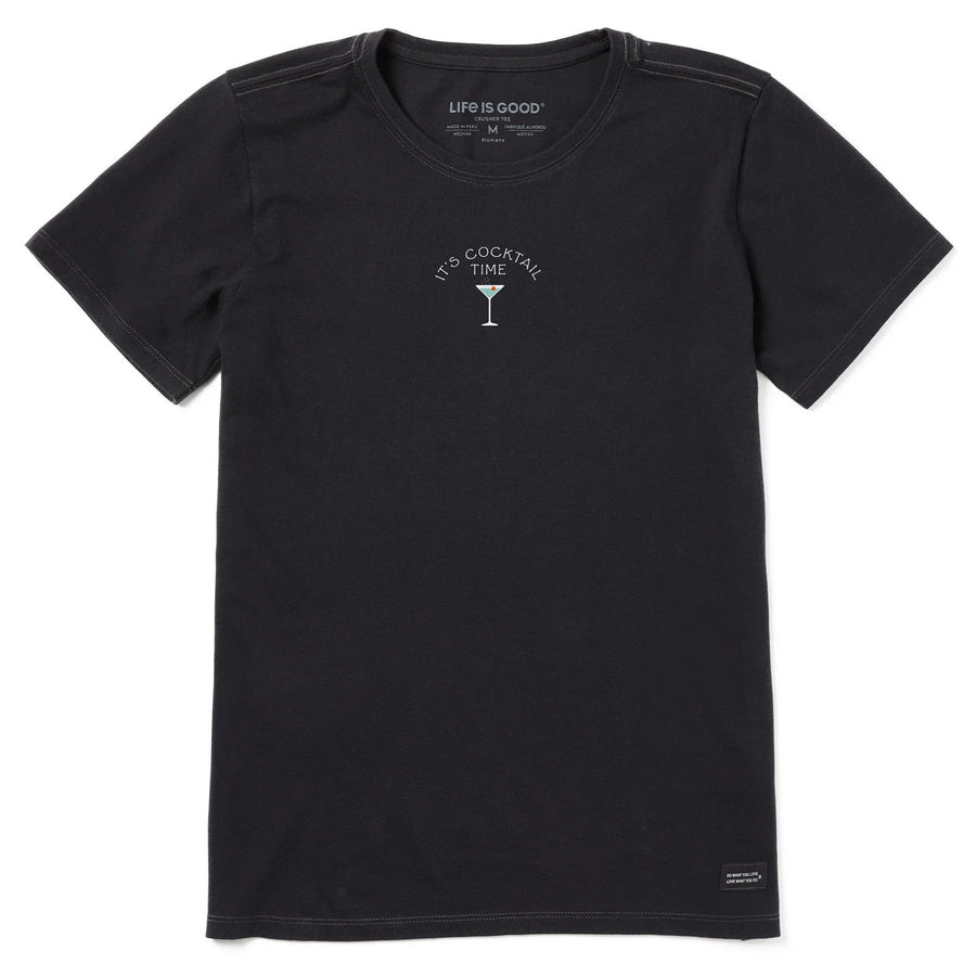 Life is Good Women's It's Cocktail Time Crusher Lite Tee