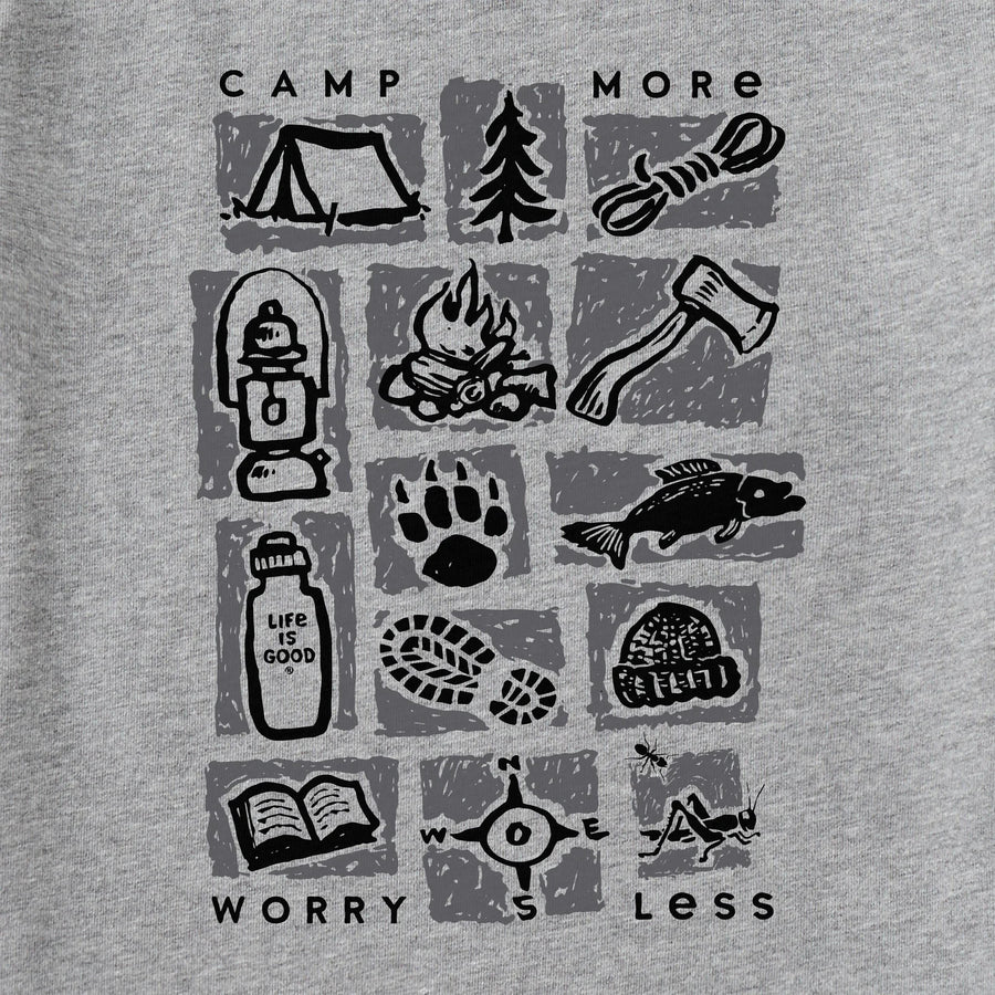 Life is Good Men's Camp More Long Sleeve Crusher Tee