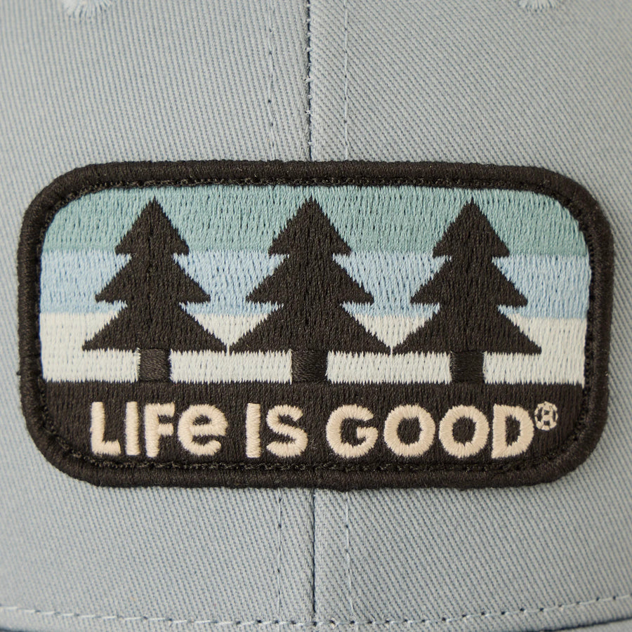 Life is Good Three Pine Patch Trucker