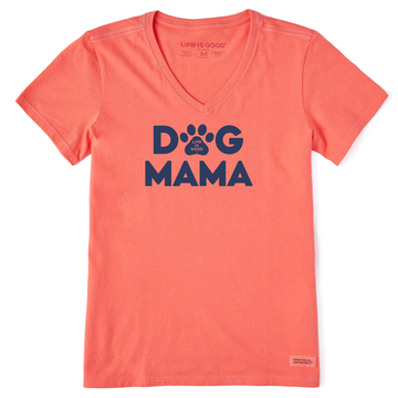 Life is Good Women's Dog Mama Crusher Lite Tee