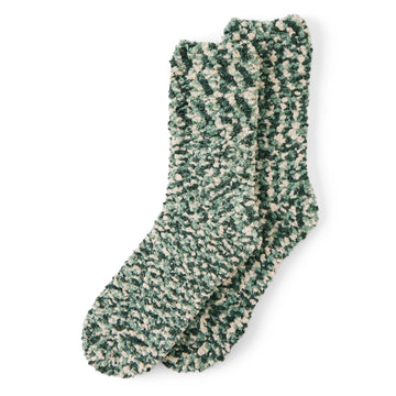 Life is Good Granite Green Pom Pom Sock