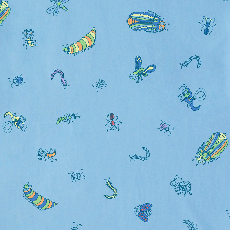 Life is Good Toddler Doodle Bug Pattern Short Sleeve Crusher Tee