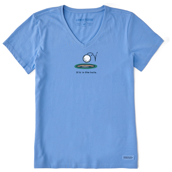 Life is Good Women's It's in the Hole Golf Crusher Lite Tee