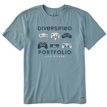 Life is Good Men's Diversified Controller Portfolio Crusher Tee