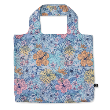 Life is Good Tropical Floral Roll and Go Bag