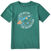 Life is Good Kids Let's Go on an Adventure Crusher Tee