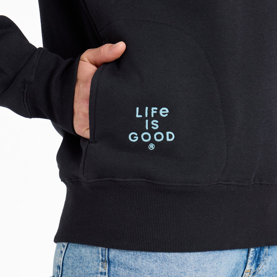 Life is Good Women's Daisy Trio Good Vibes Fleece Hoodie