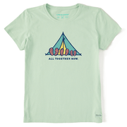 Life is Good Women's All Together Tent Crusher Tee