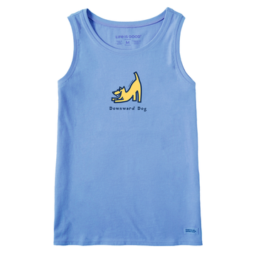 Life is Good Women's Rocket Downward Dog Crusher Tank