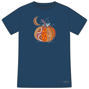 Life is Good Women's Doodle Pumpkin Crusher Tee